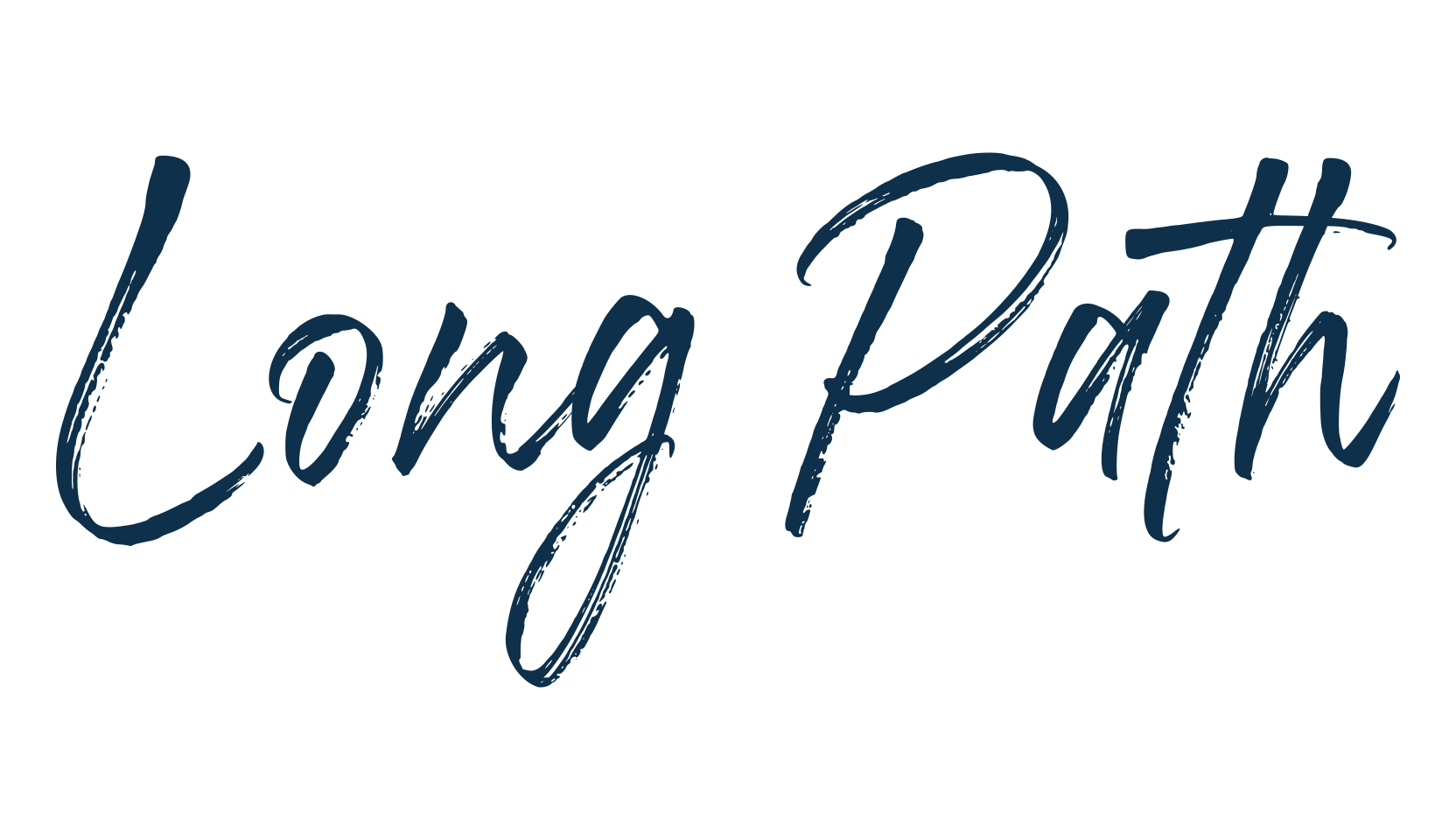 Long Path, script brush fancy decorative calligraphy font preview