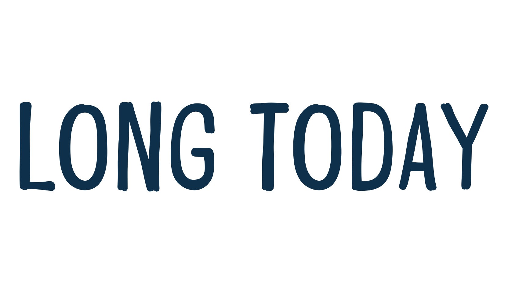 Long Today, fancy cartoon decorative font preview