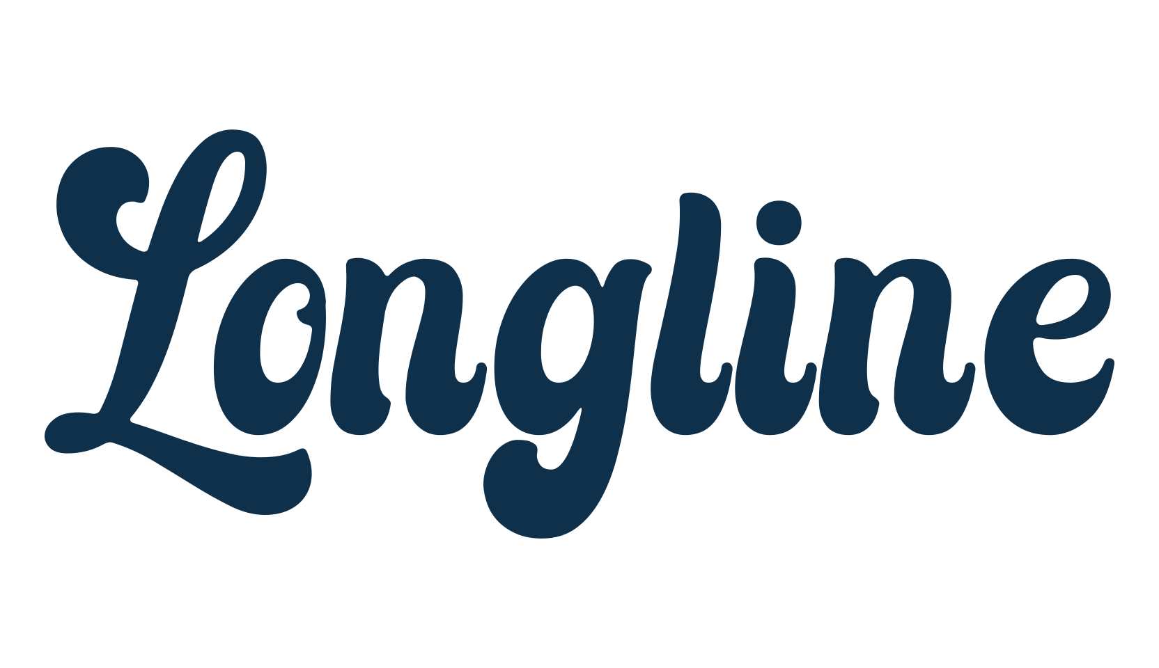 Longline, old school font preview