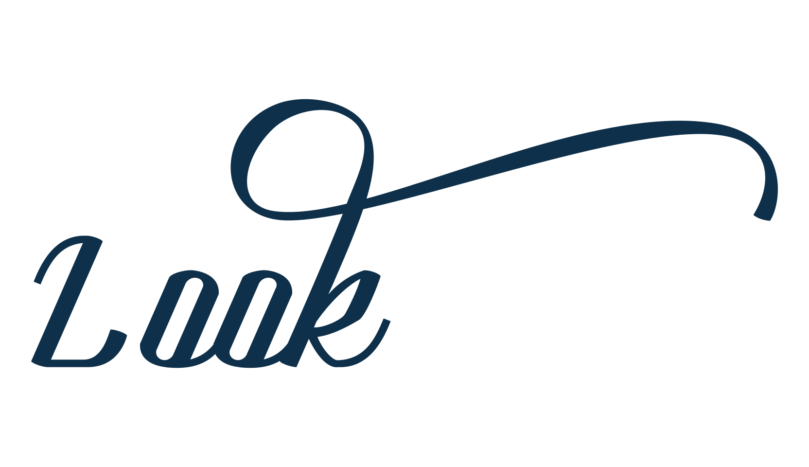 Look (look), fancy various decorative script calligraphy font preview