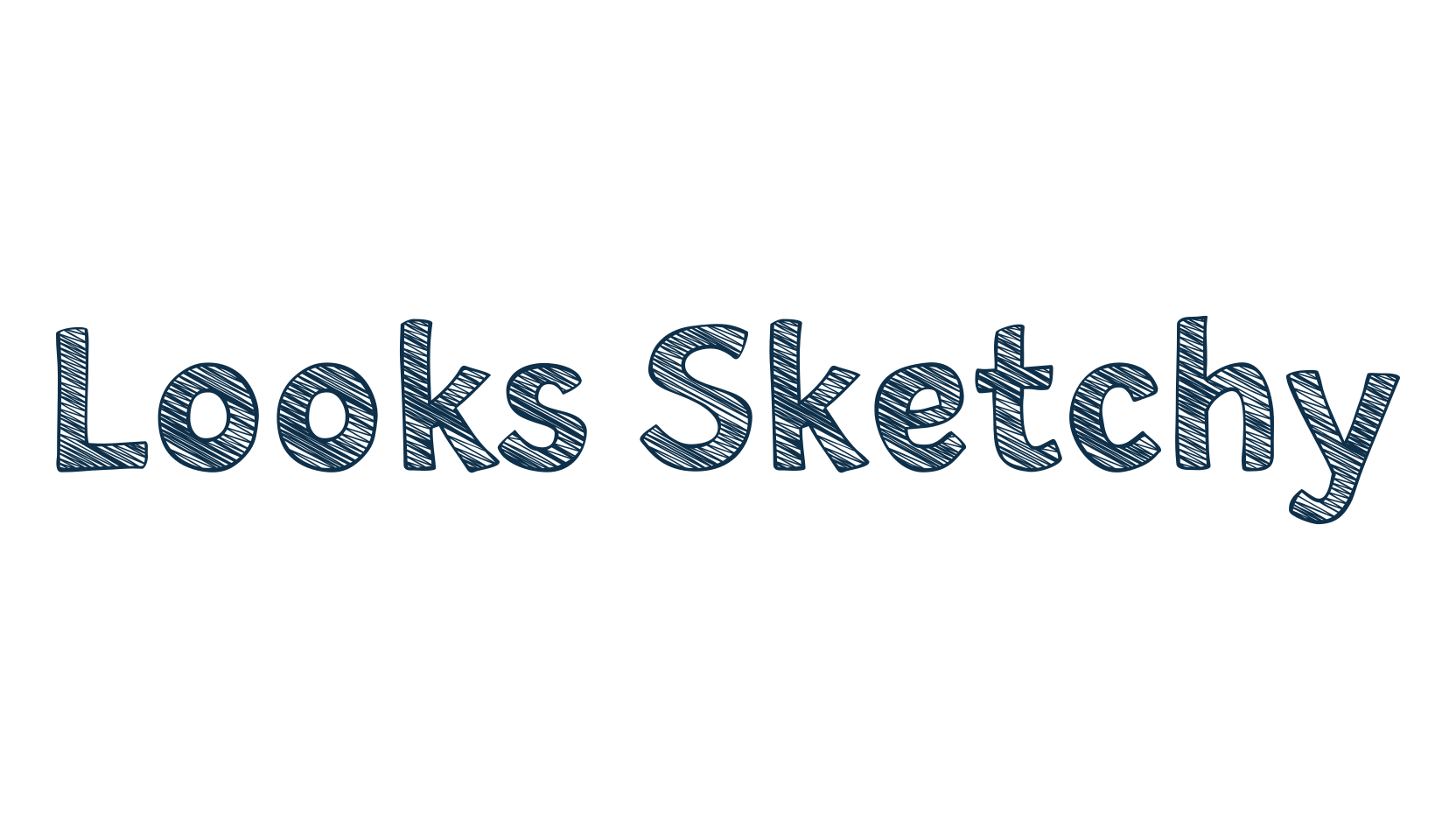 Looks Sketchy, fancy various decorative font preview