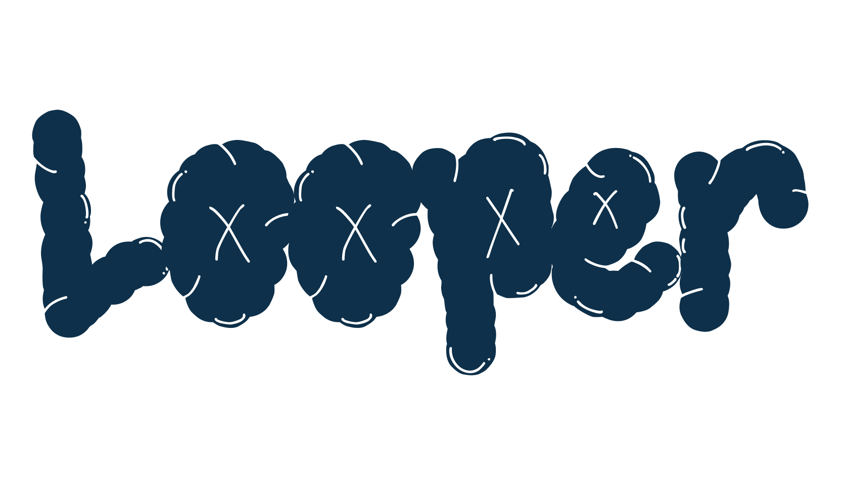 Looper, cartoon font preview
