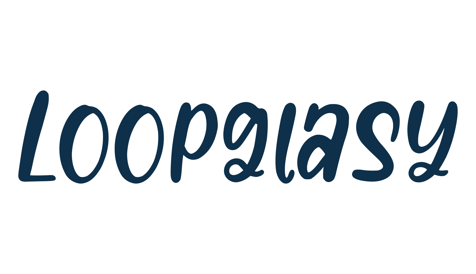 Loopglasy, display market font preview