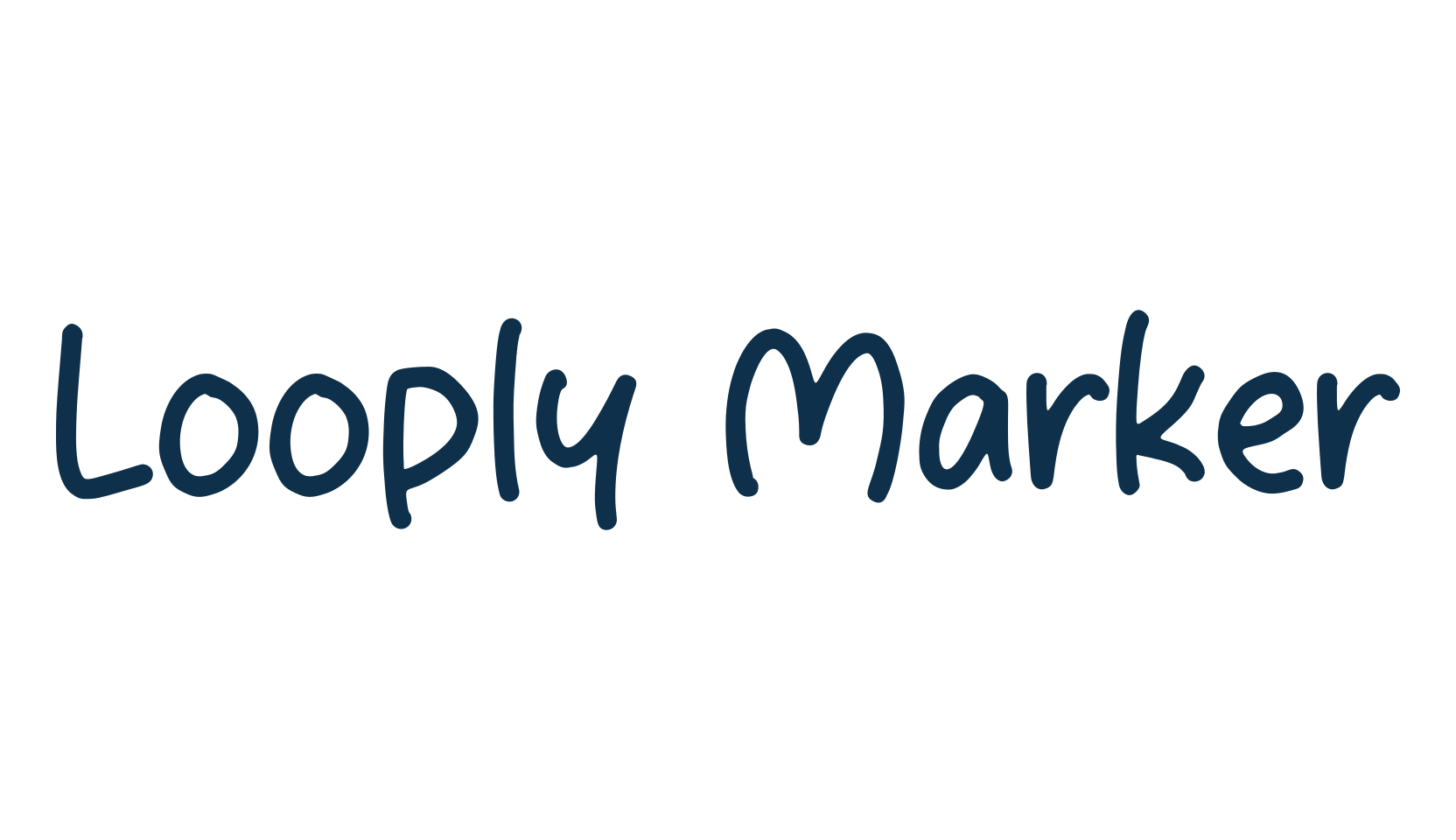 Looply Marker, script handwritten fancy decorative calligraphy font preview