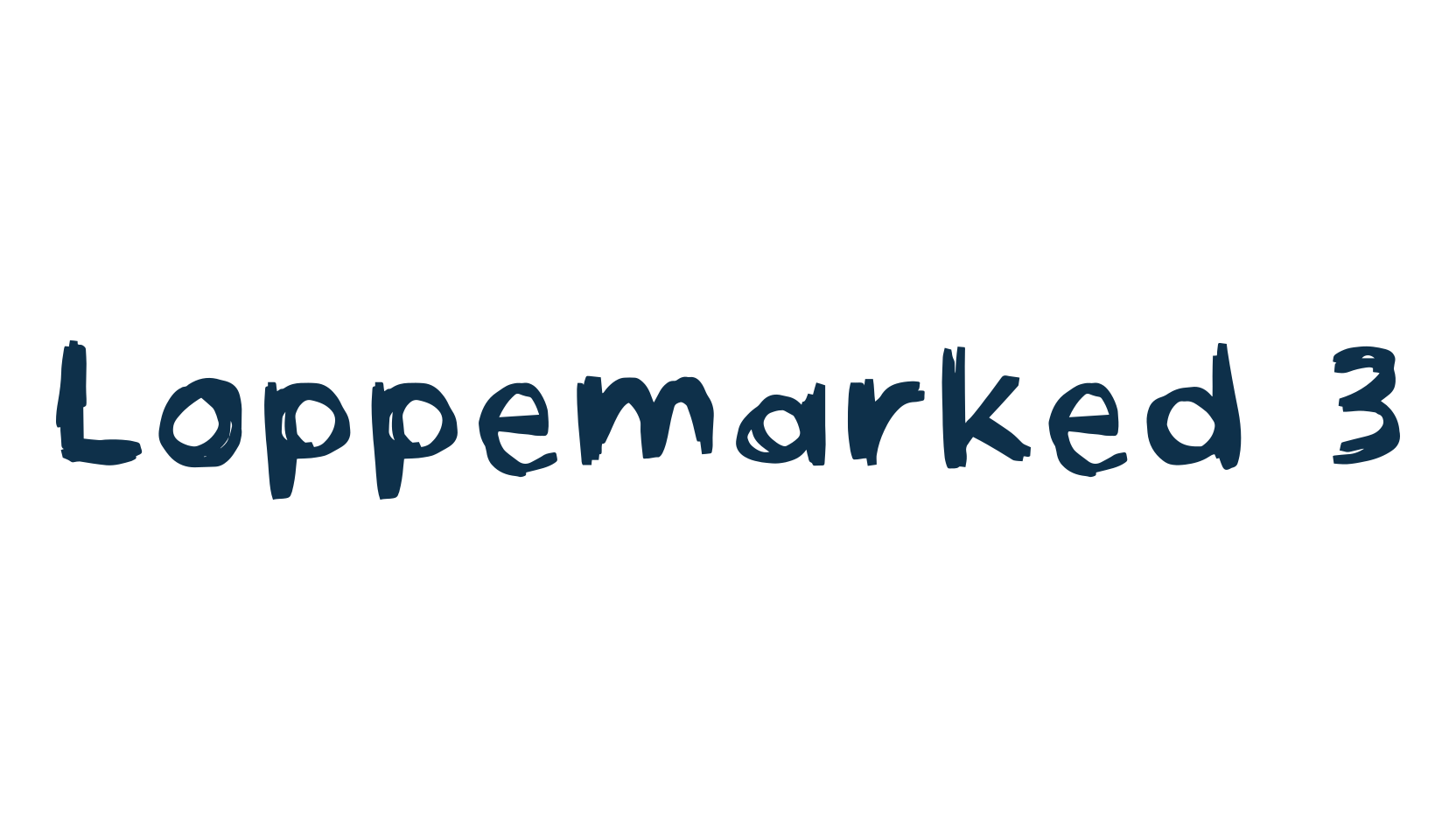 Loppemarked 3, script trash fancy decorative calligraphy font preview