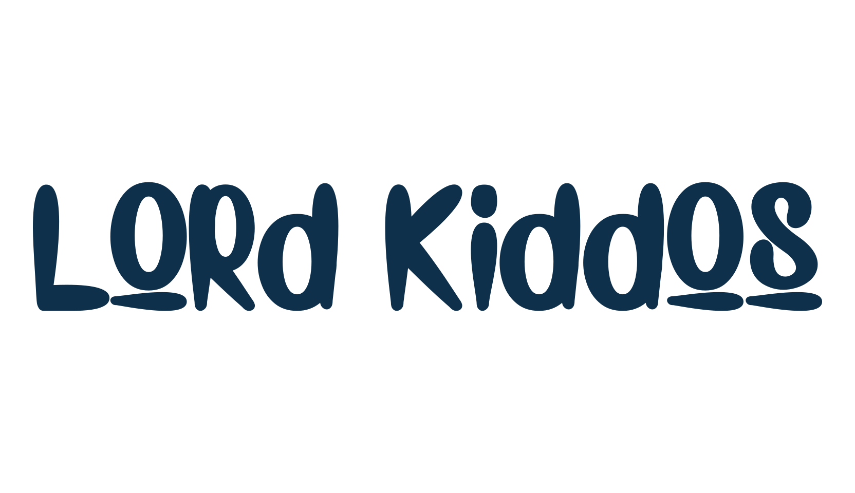 Lord Kiddos, cartoon font preview