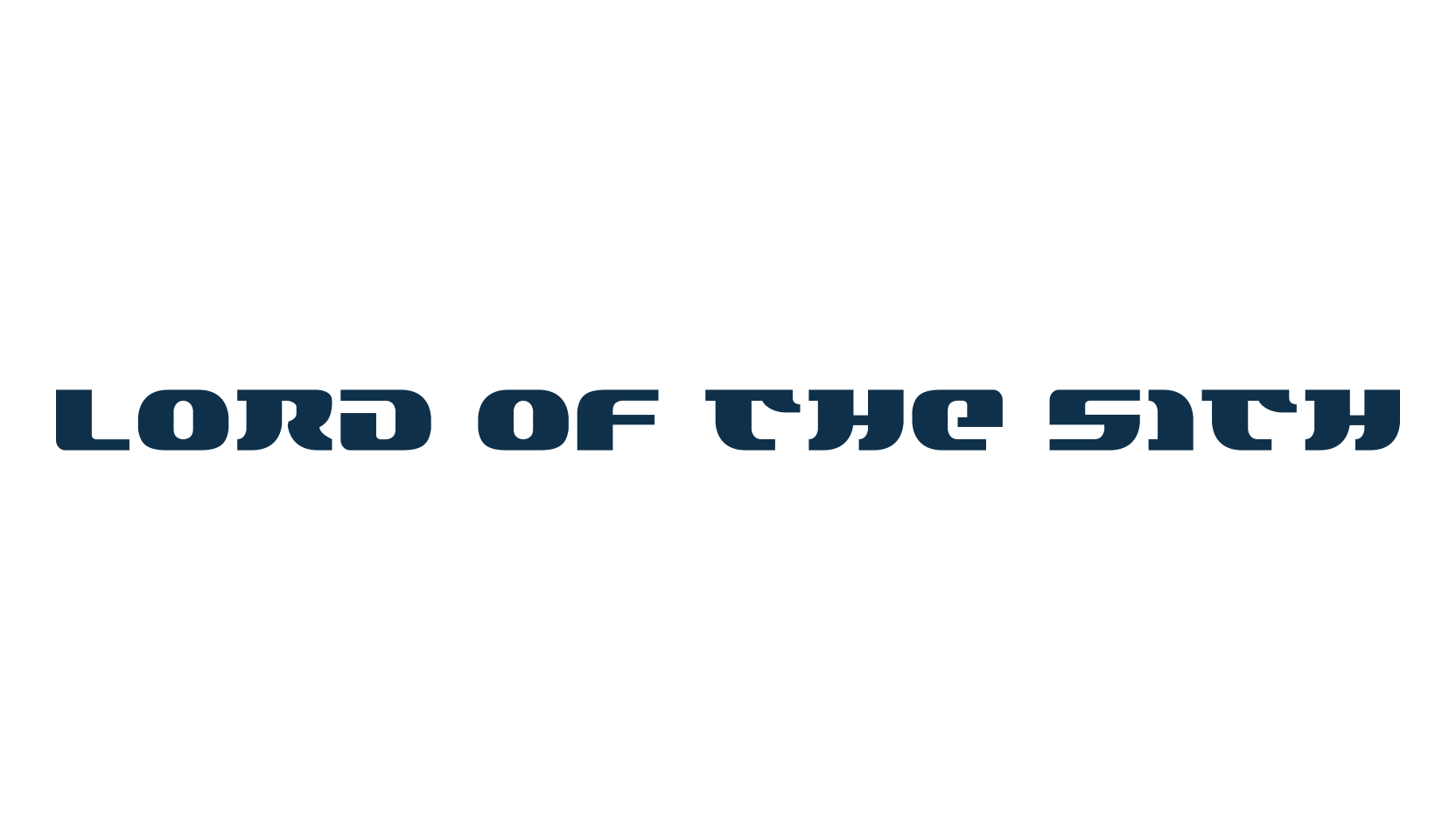 Lord of the Sith, techno sci-fi font preview