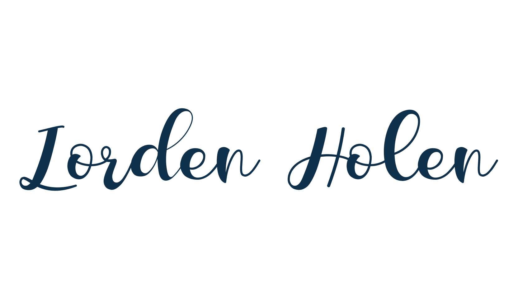 Lorden Holen, fancy decorative font preview