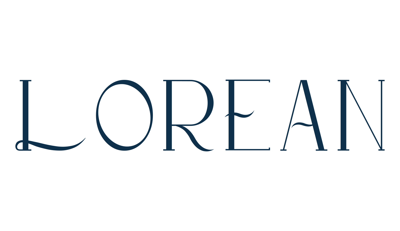 Lorean, fancy various basic font preview