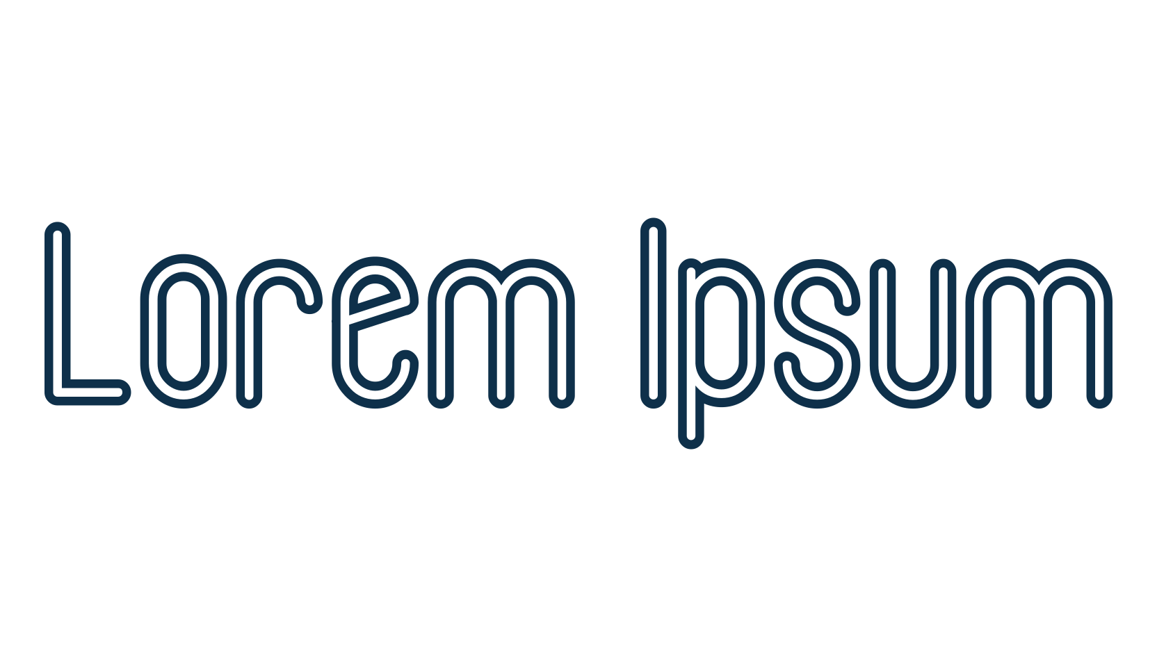 Lorem Ipsum, fancy various basic font preview