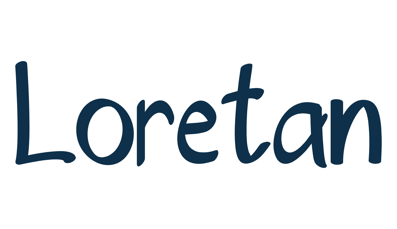 Loretan, script handwritten fancy decorative calligraphy font preview