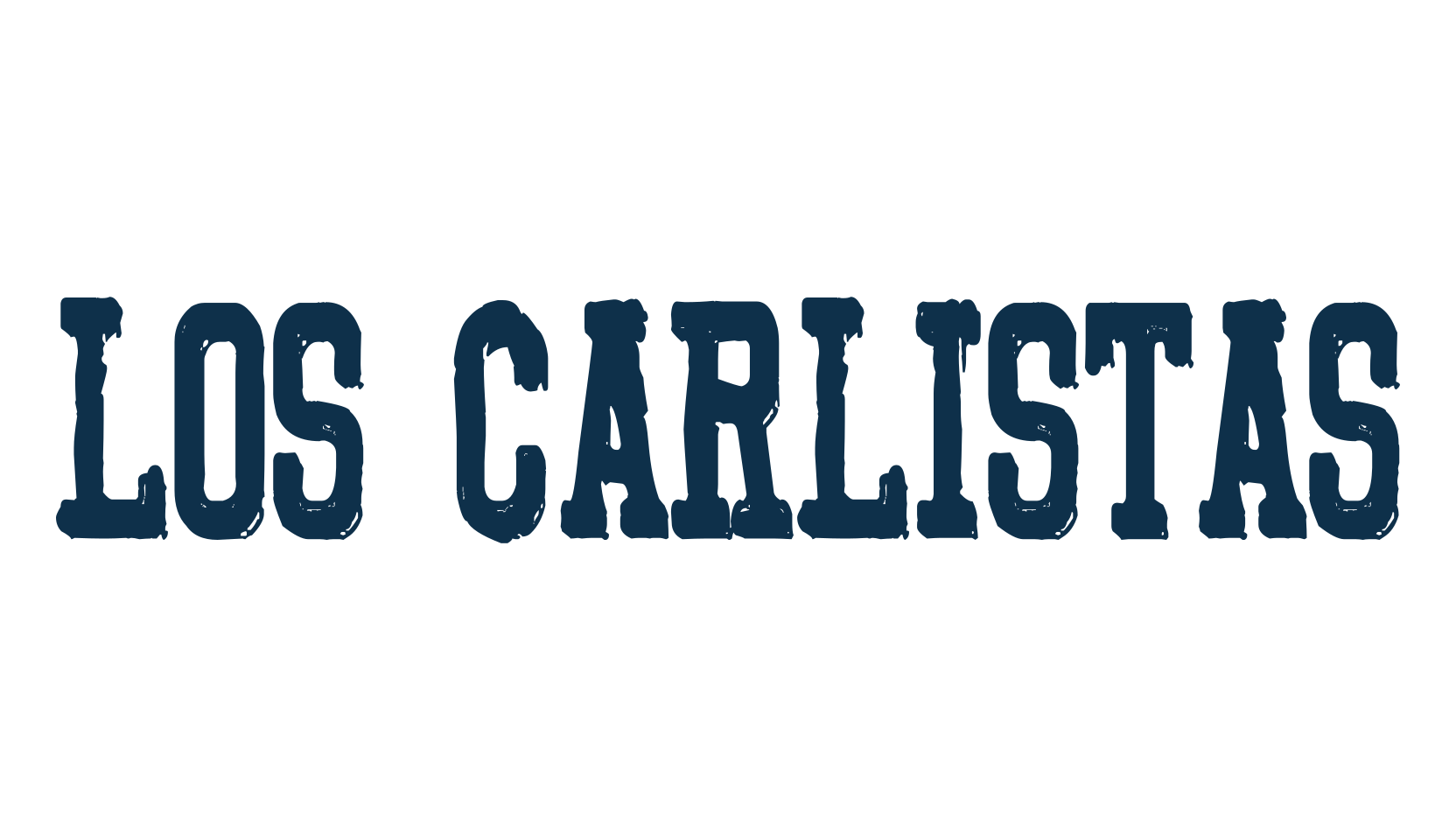 Los Carlistas, old school font preview