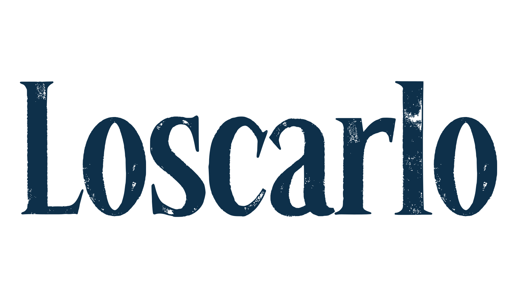 Loscarlo, fancy eroded decorative font preview