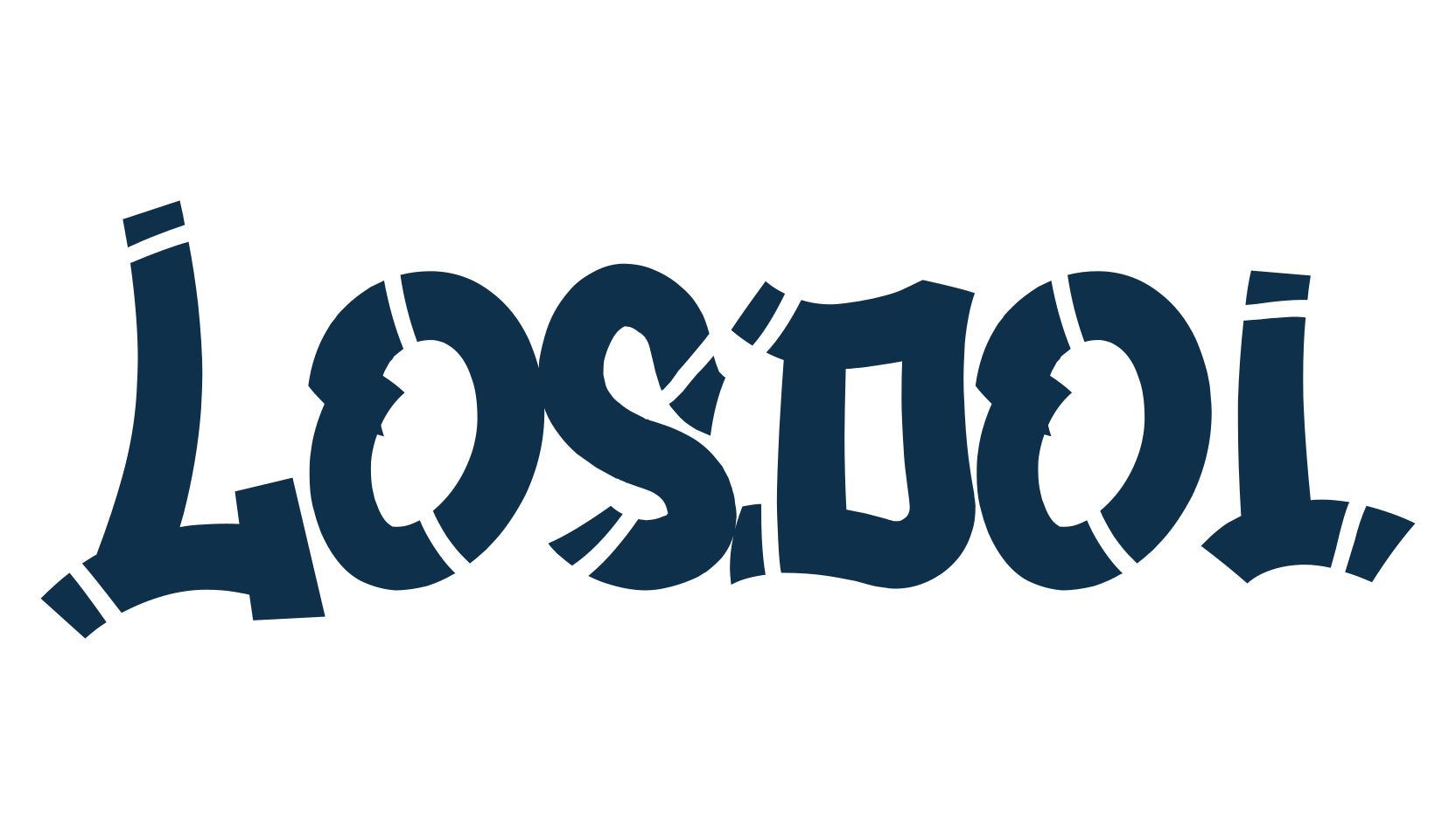 Losdol, graffiti font preview