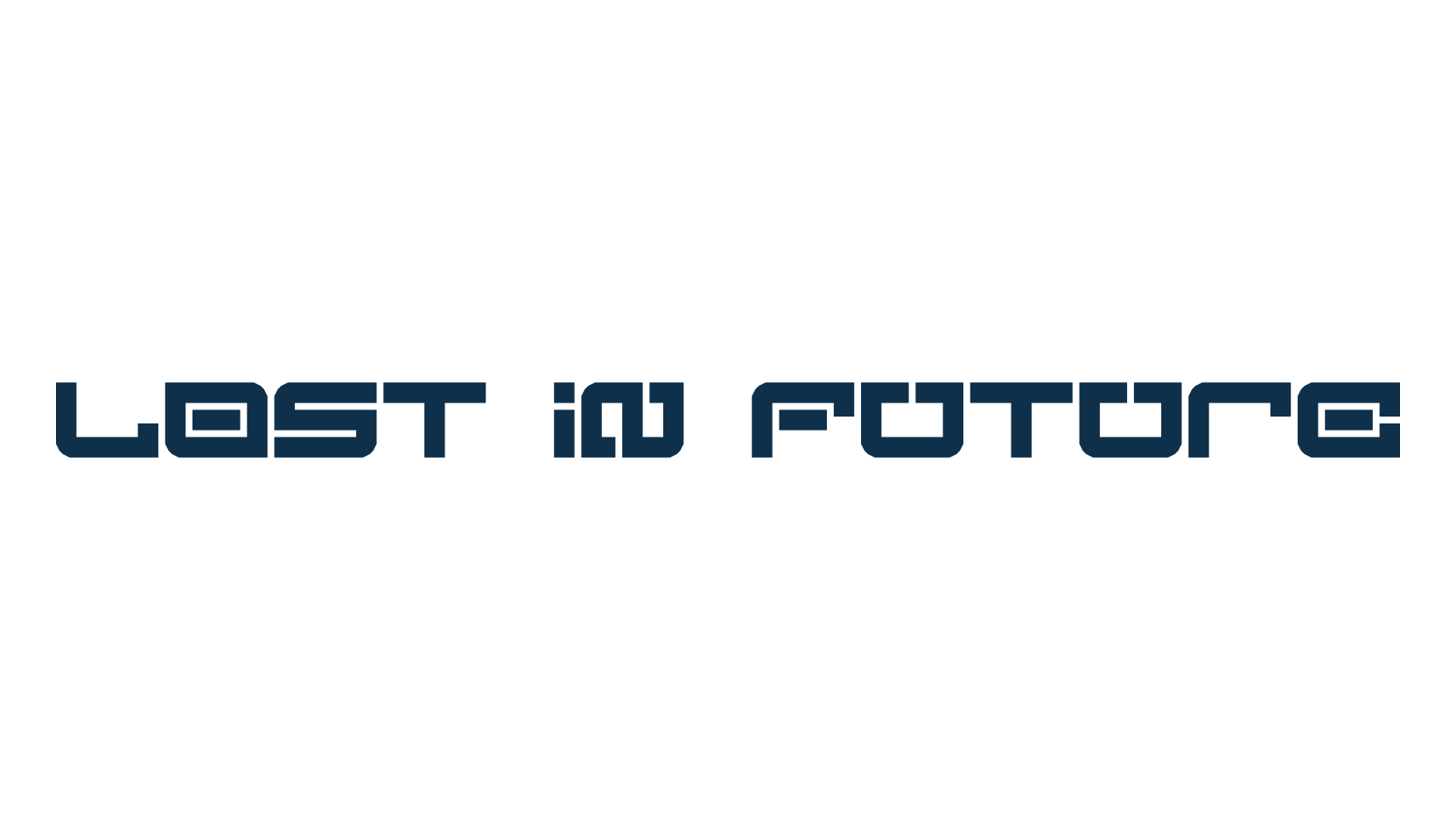 Lost in Future, techno sci-fi font preview