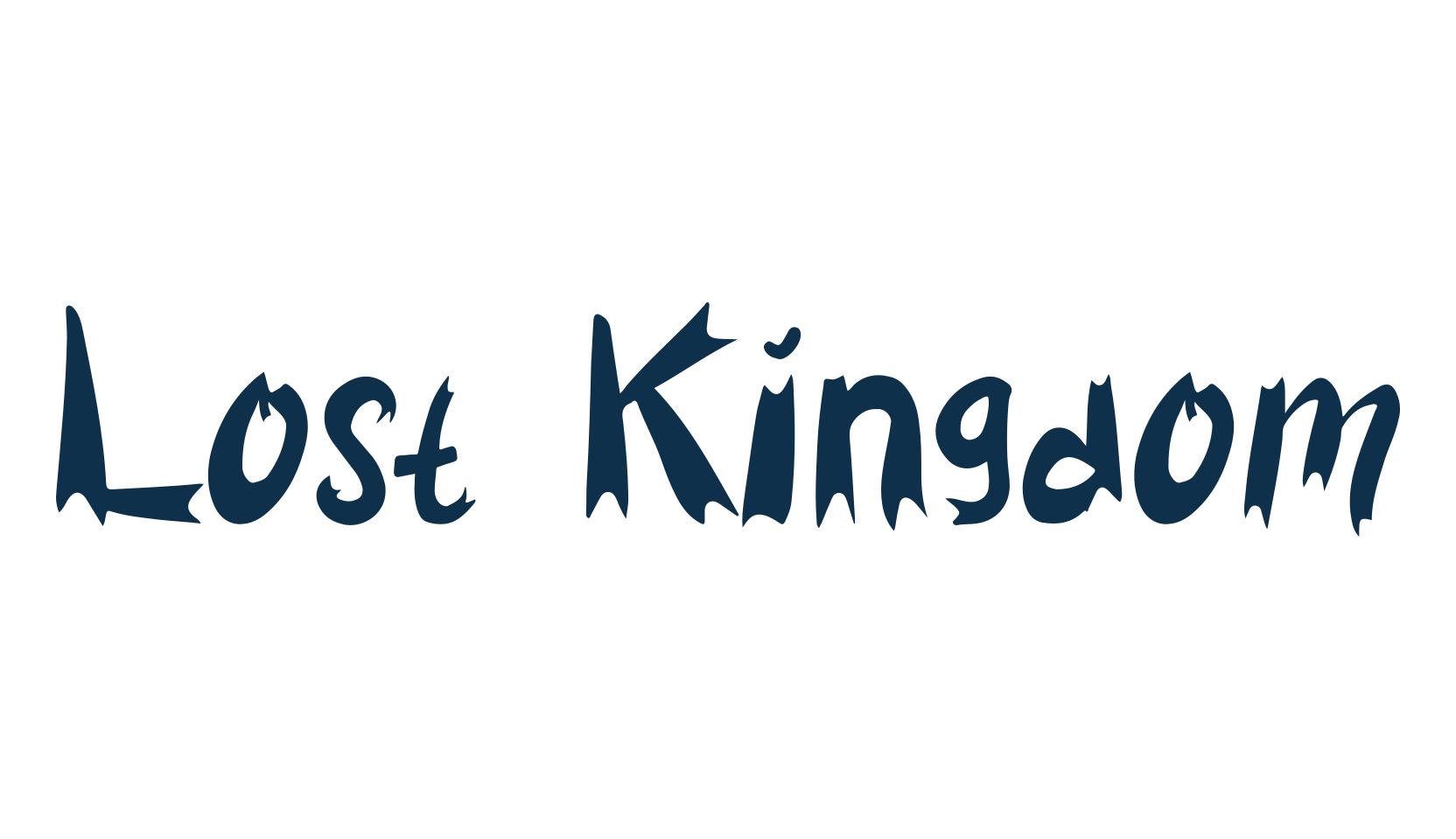 Lost Kingdom, fancy decorative font preview