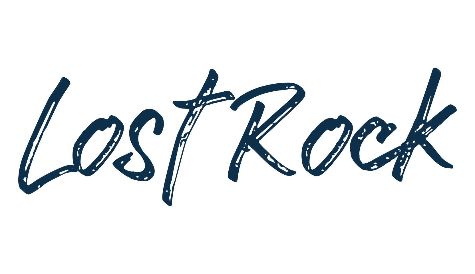 Lost Rock, script brush fancy decorative calligraphy font preview