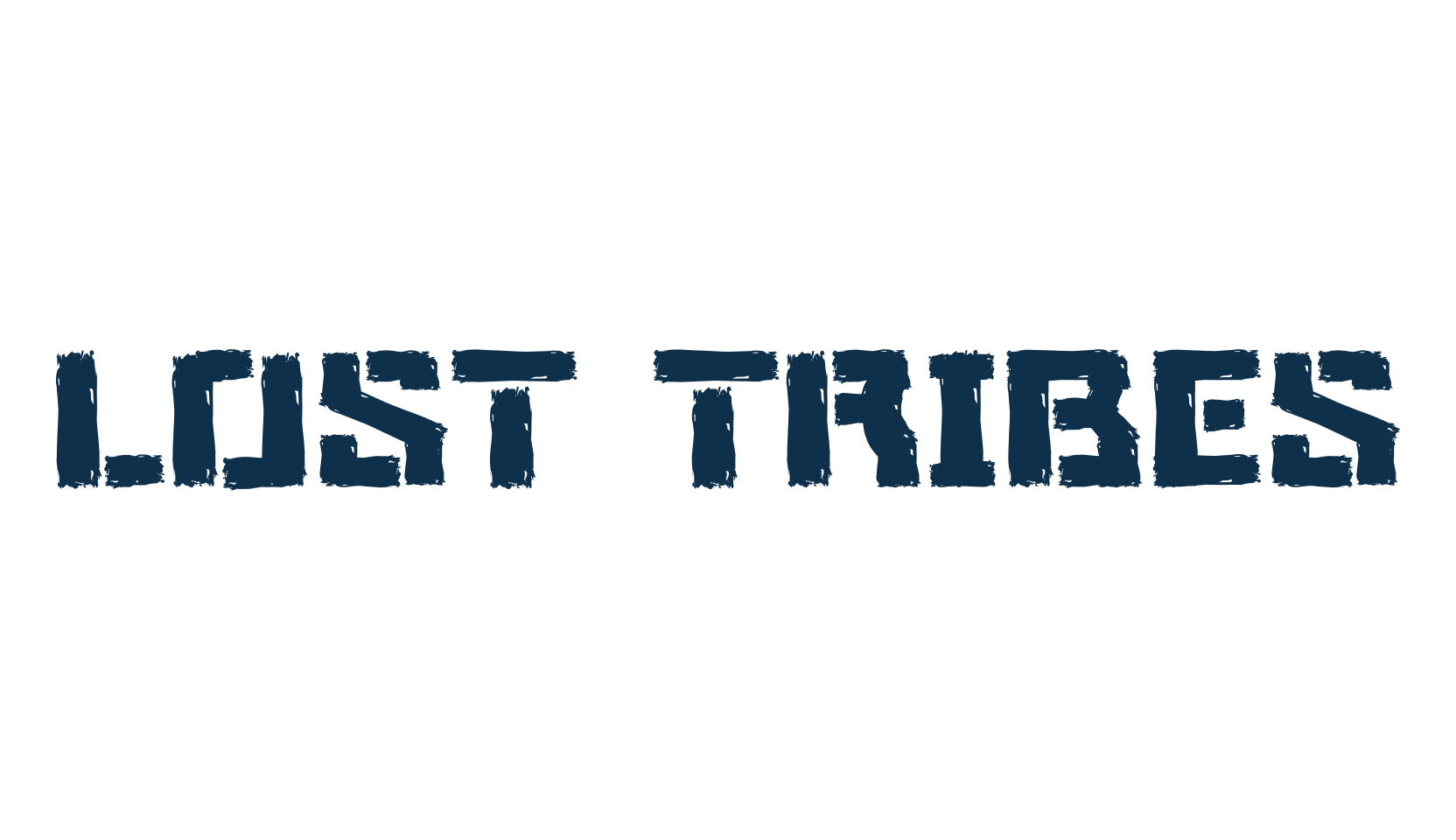 Lost Tribes, stencil, army font preview