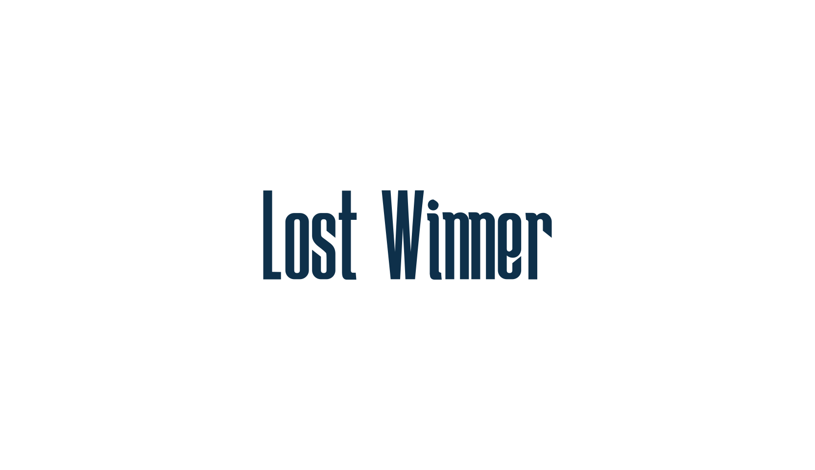 Lost Winner, various font preview