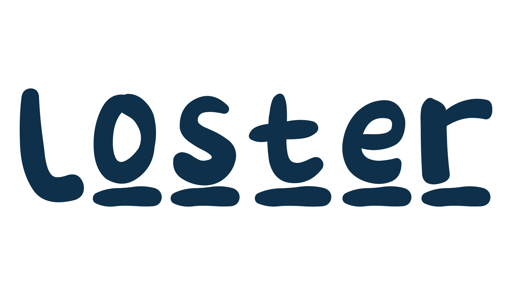 Loster (loster), fancy cartoon decorative font preview