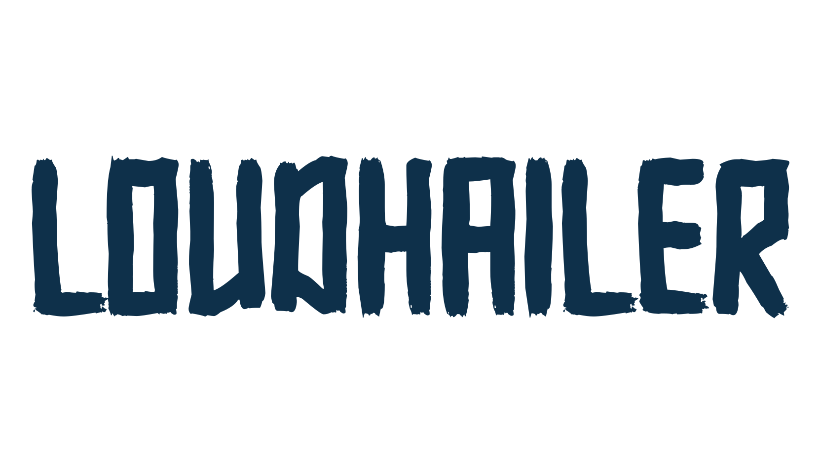 Loudhailer, script graffiti fancy decorative calligraphy font preview