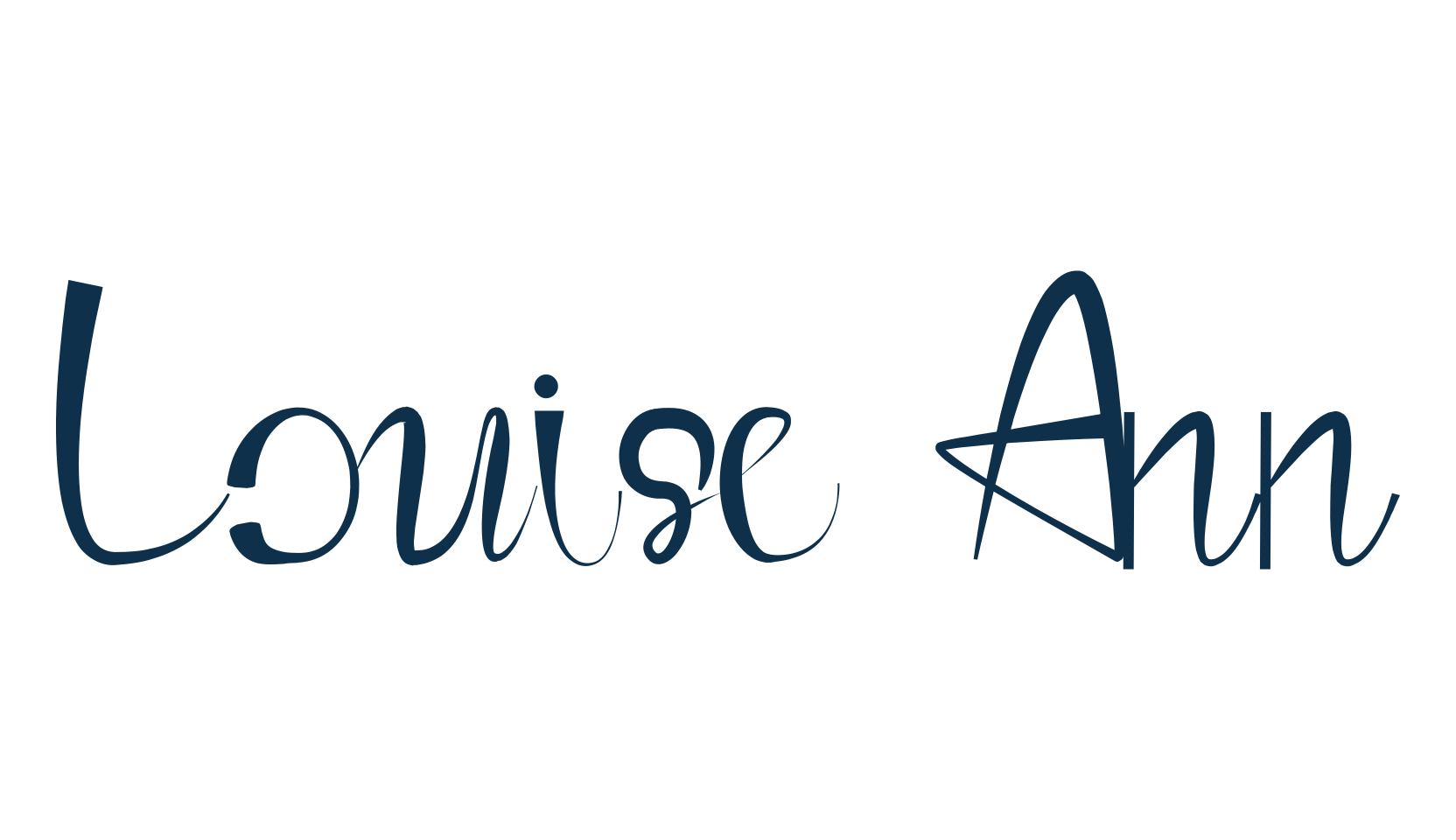 Louise Ann, various font preview