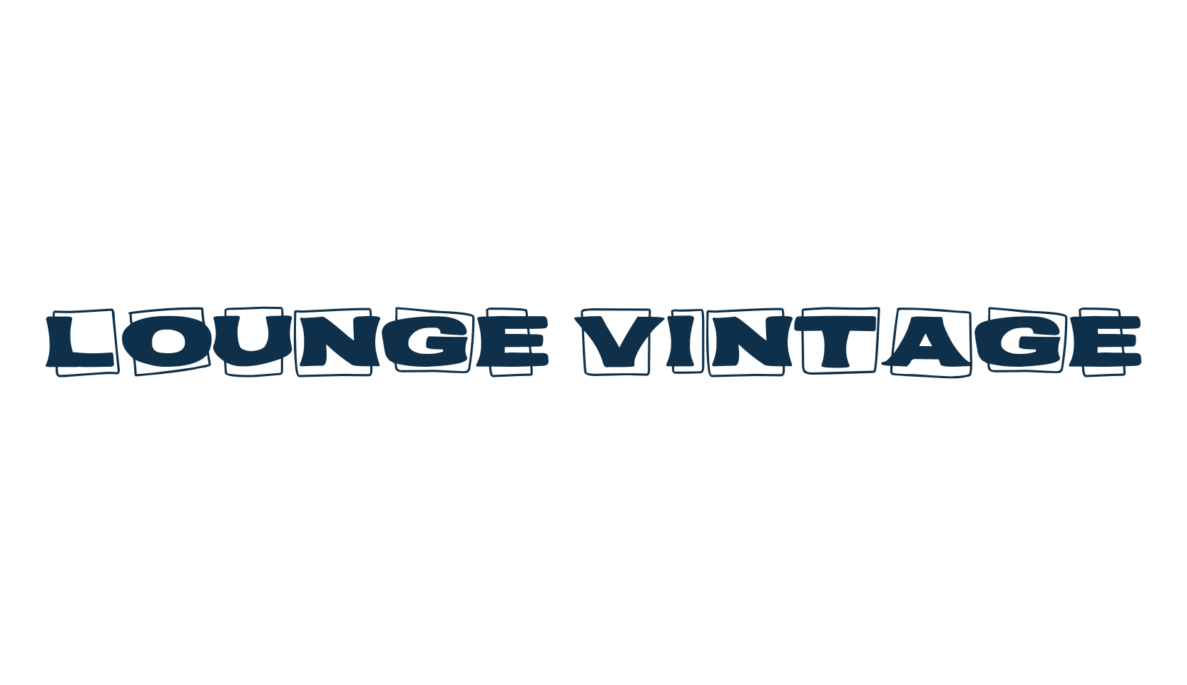 Lounge Vintage, fancy decorative font preview