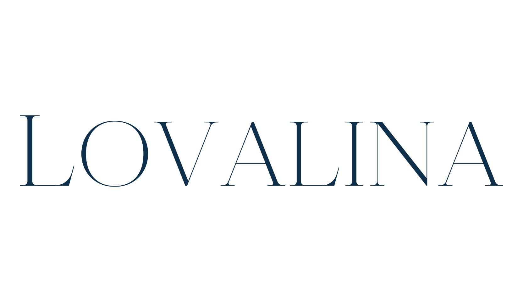 Lovalina, serif font preview