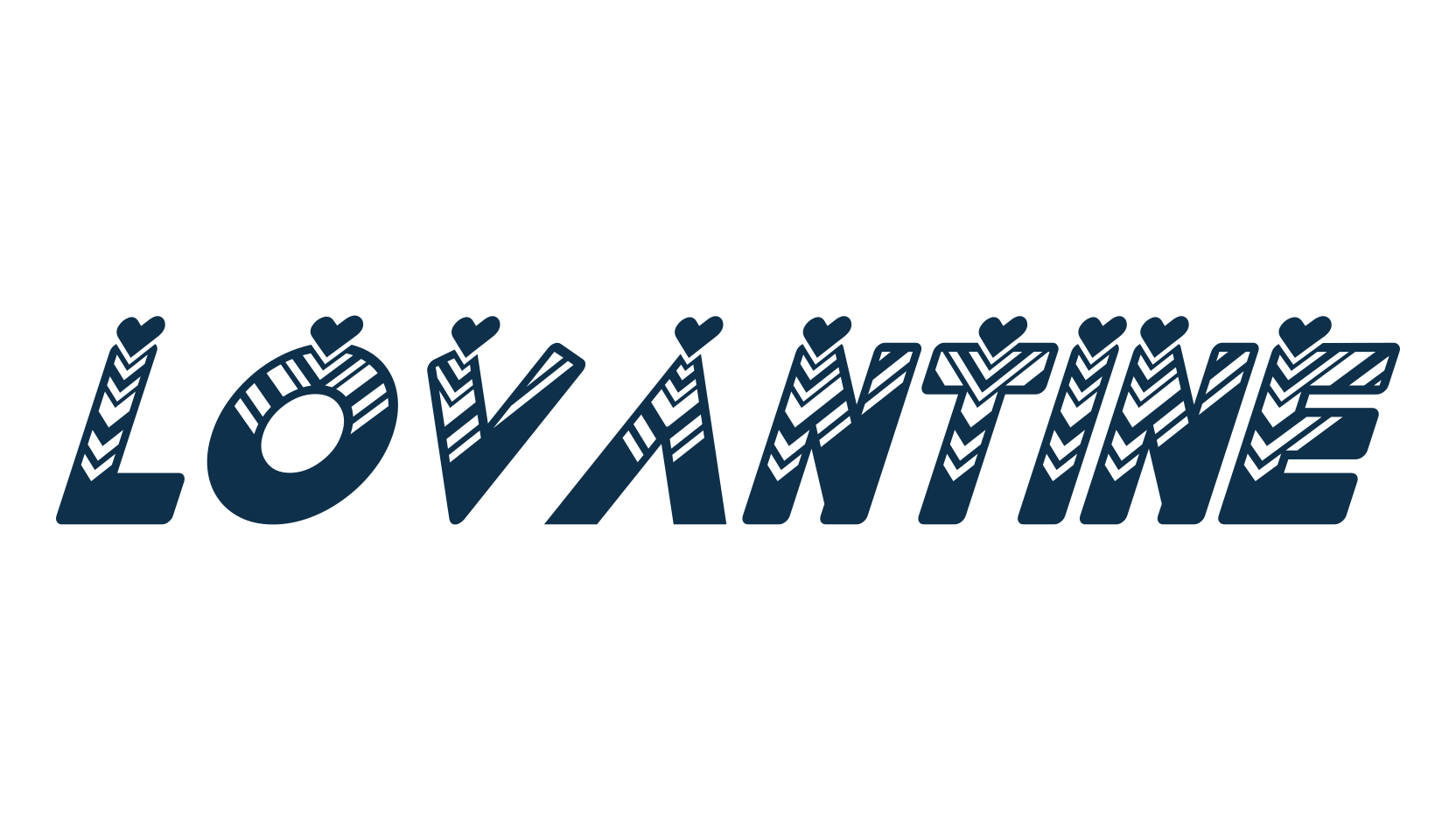 Lovantine, fancy decorative font preview