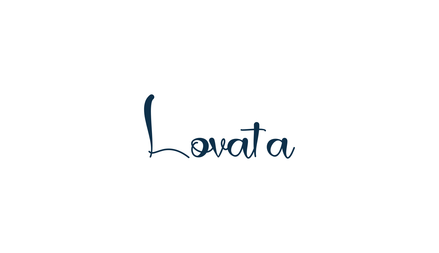 Lovata, fancy decorative font preview
