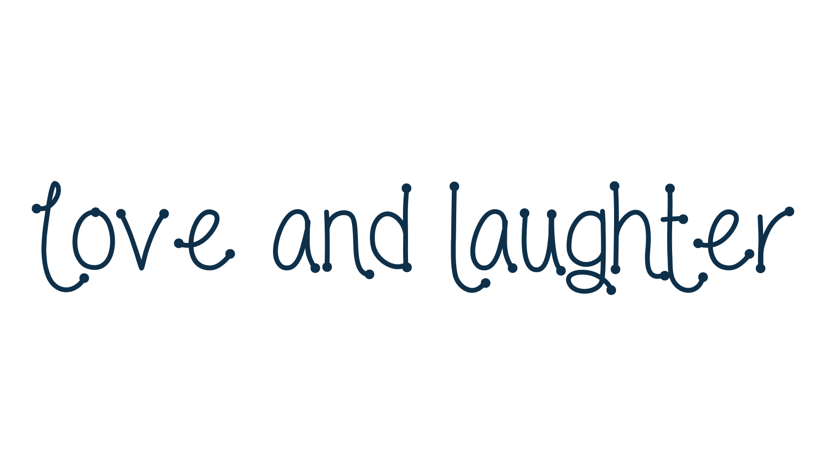 Love and laughter, fancy various decorative font preview