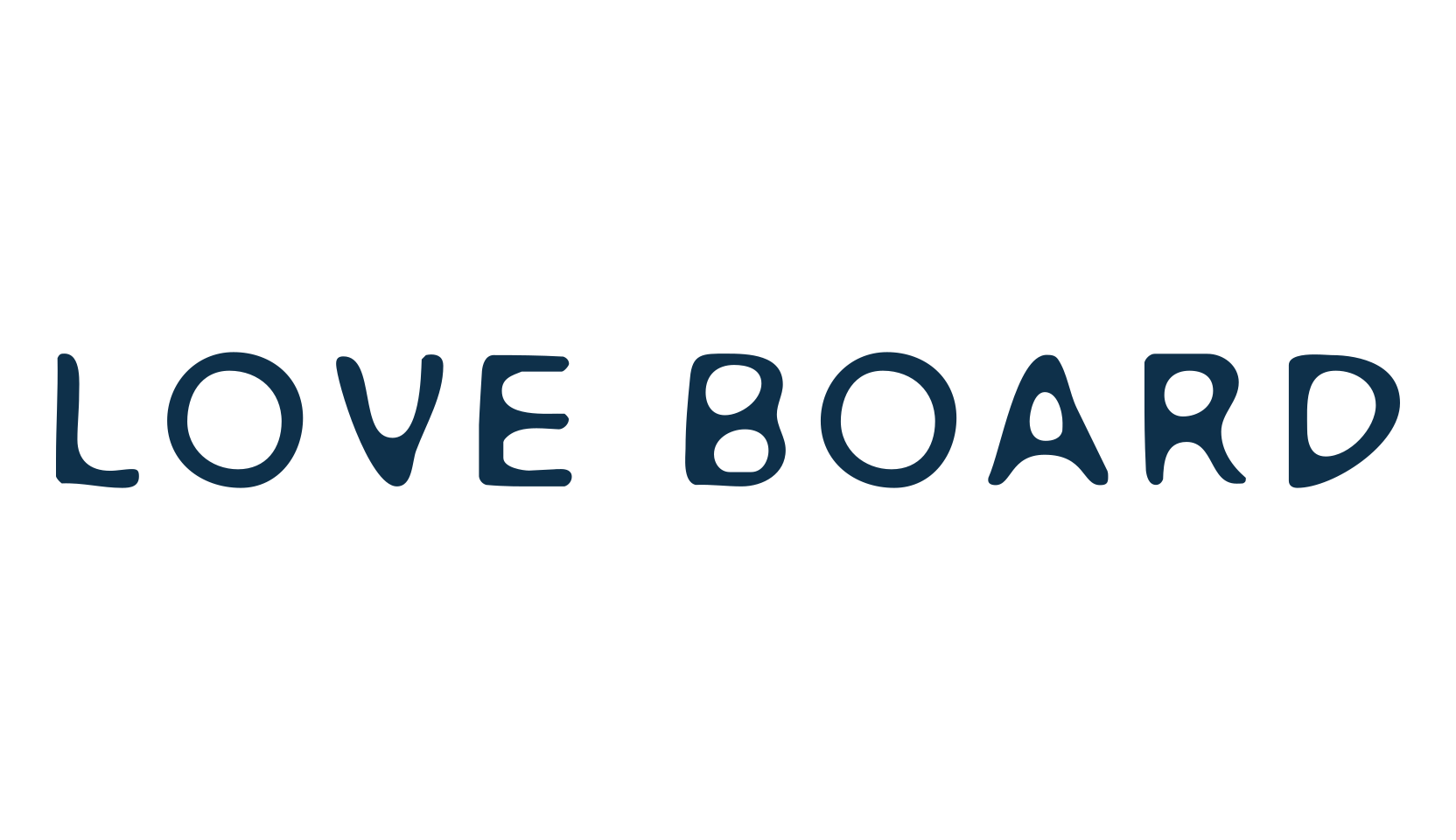 Love Board, fancy various decorative font preview