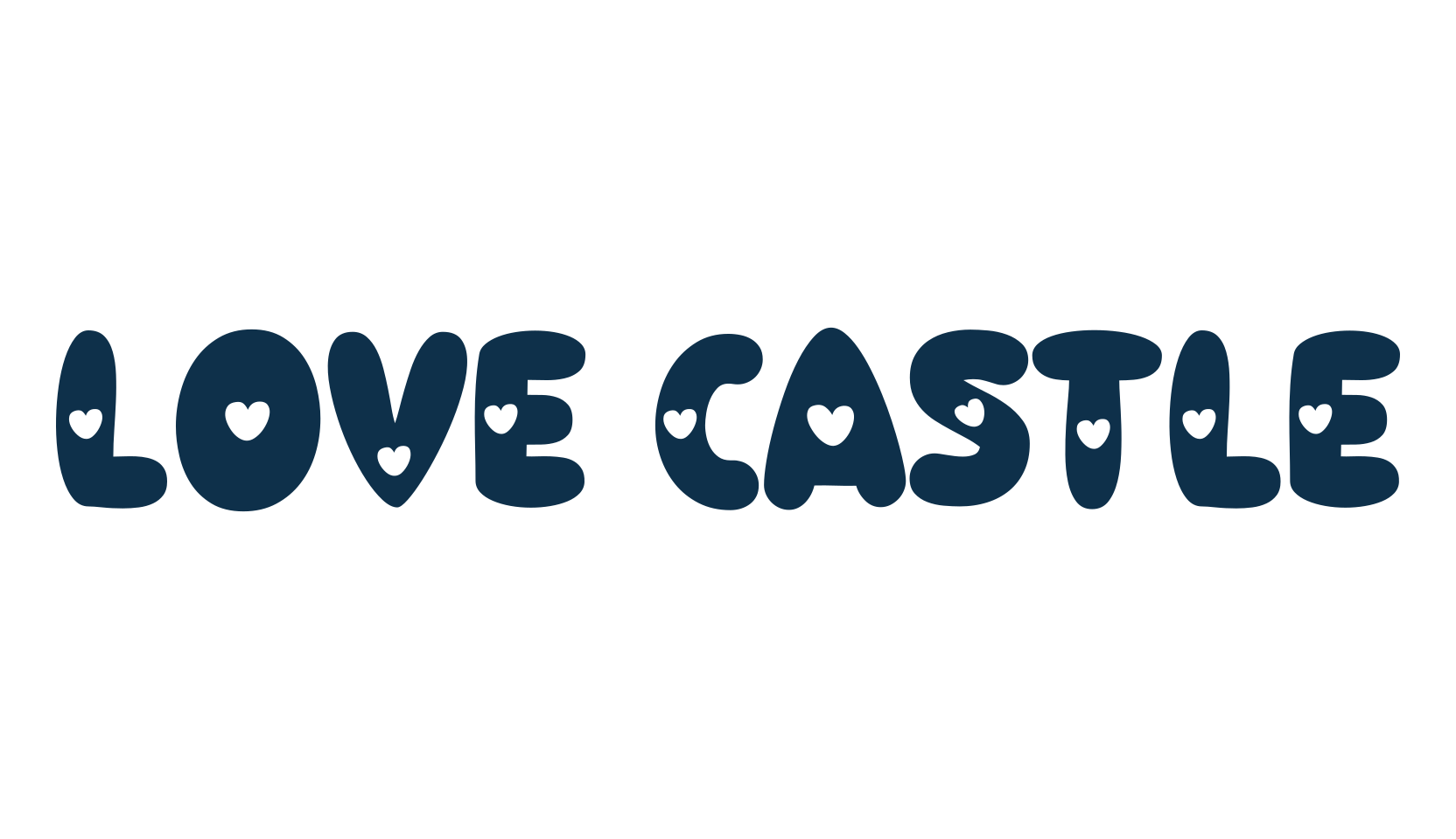 Love Castle, display market font preview