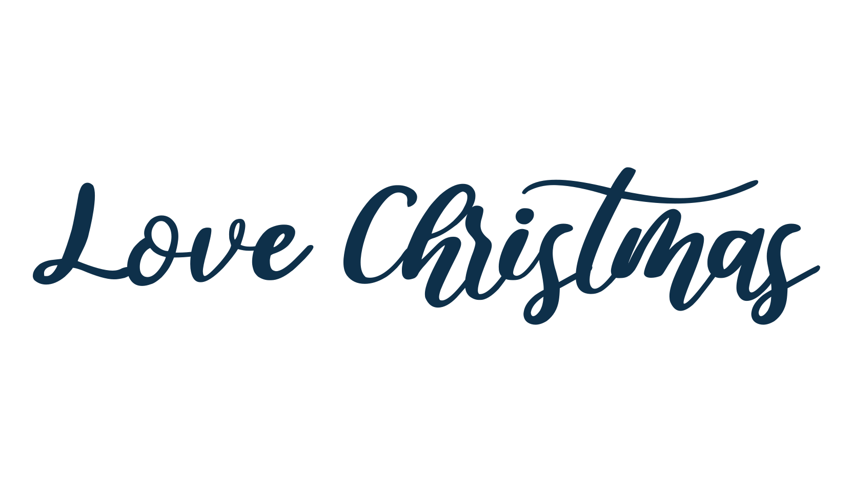 Love Christmas, display market font preview