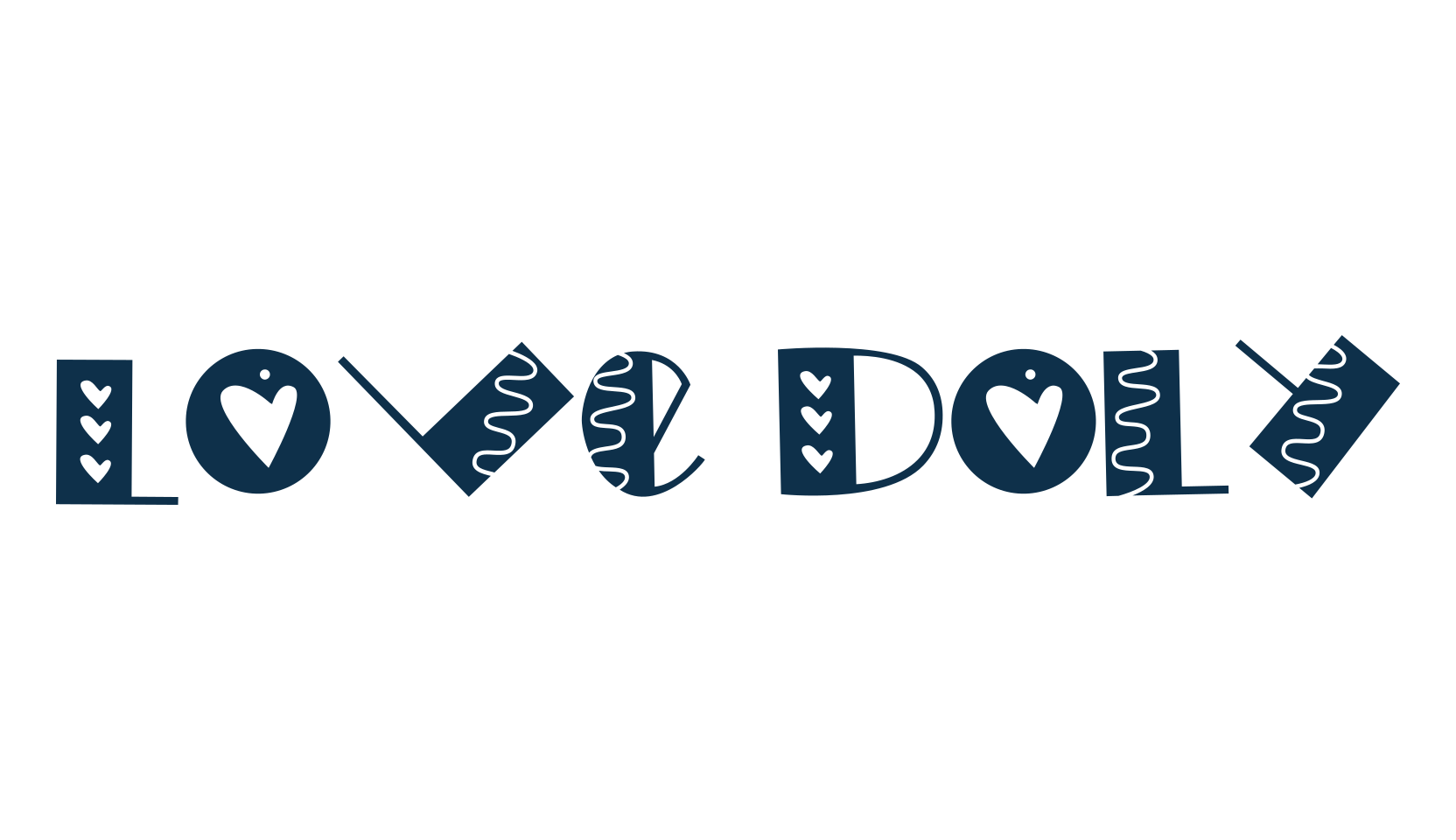 Love Doly, fancy decorative font preview
