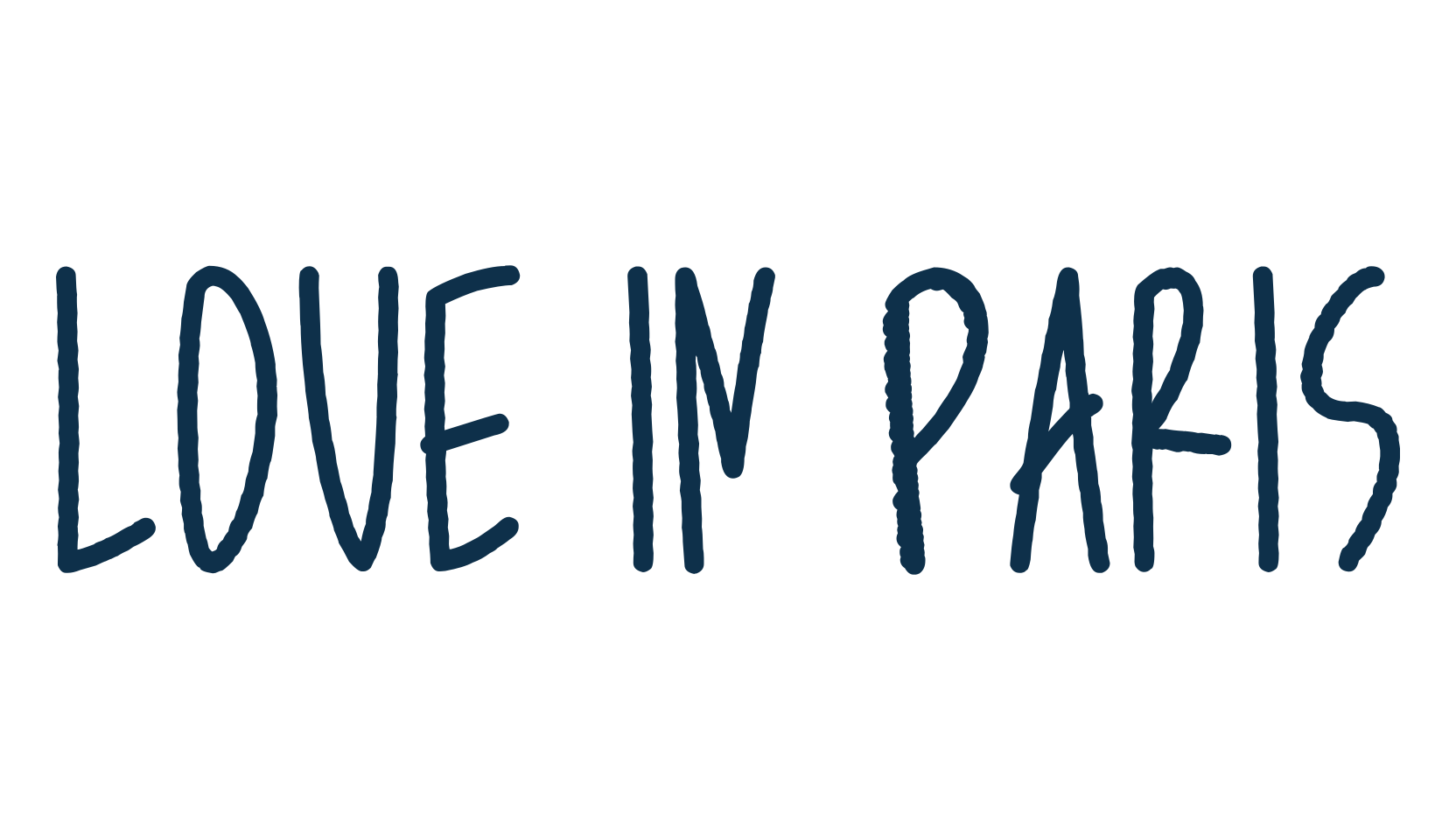 Love In Paris, fancy decorative font preview