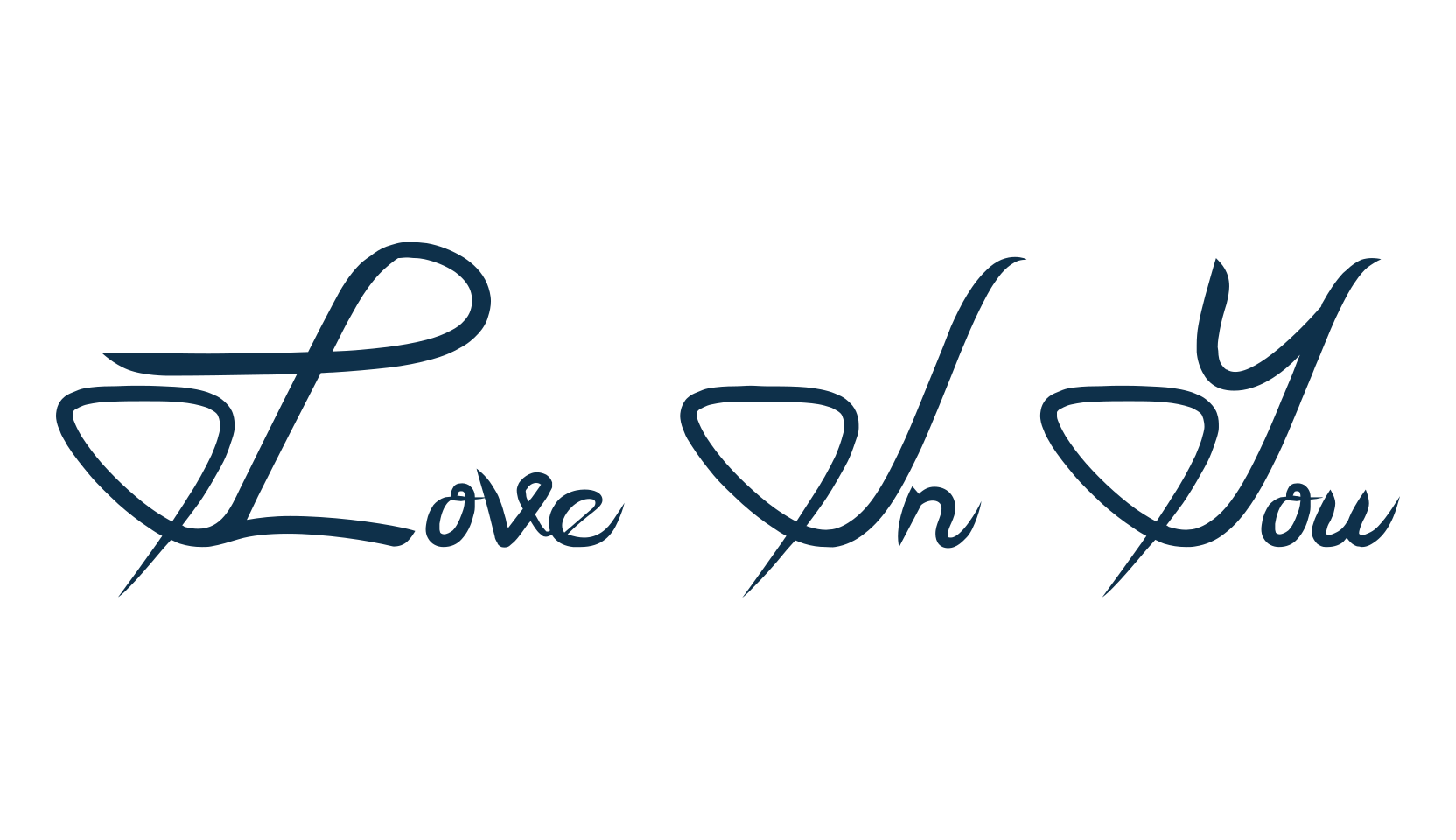Love In You, display market font preview