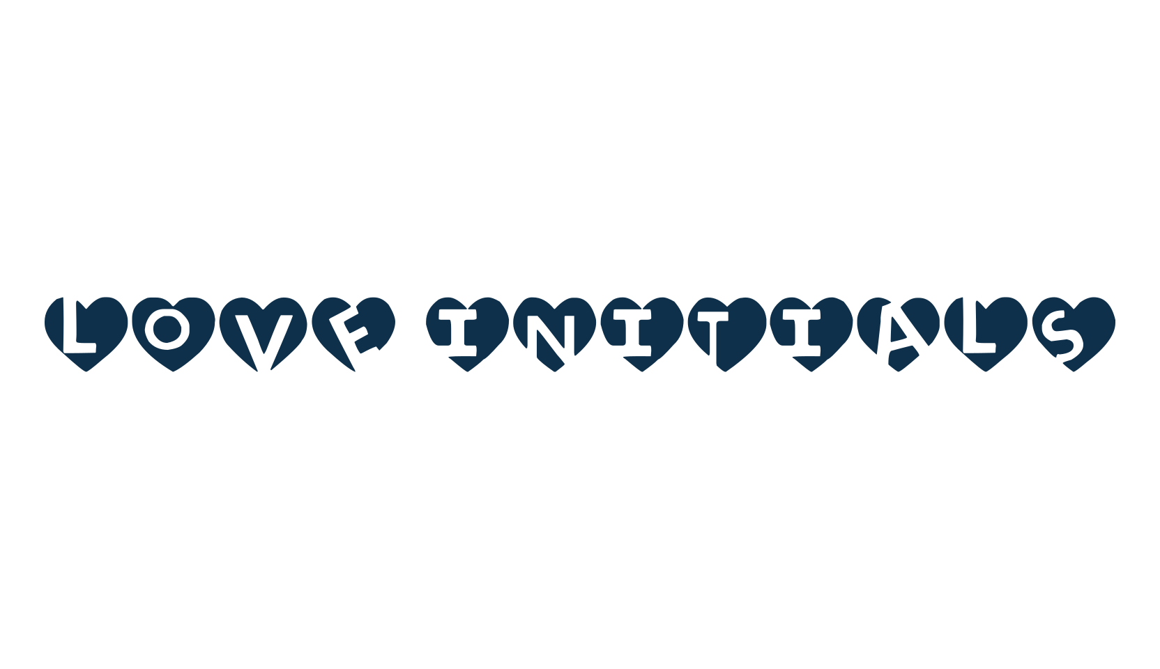 Love Initials, fancy decorative font preview