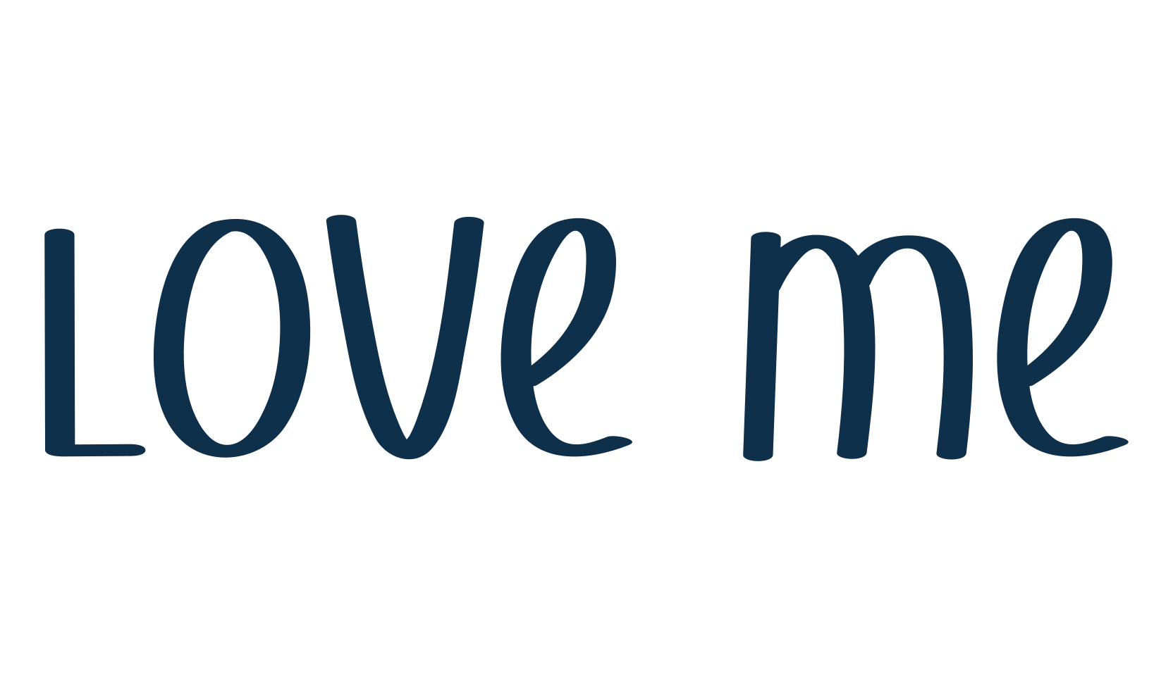 Love Me (love-me-2), handwriting font preview