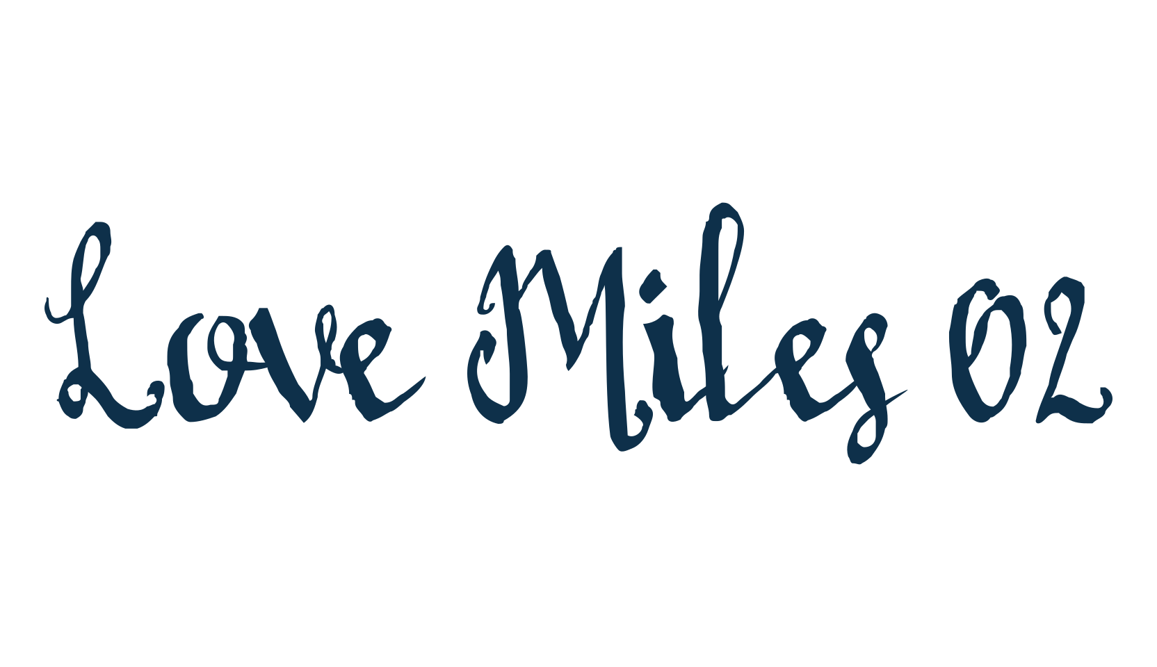 Love Miles 02, curly font preview