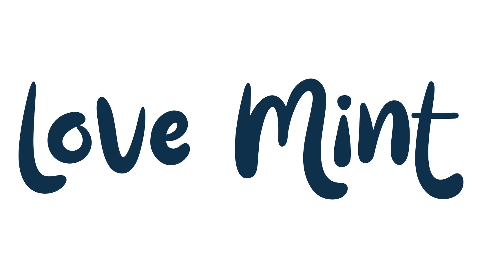 Love Mint, various font preview
