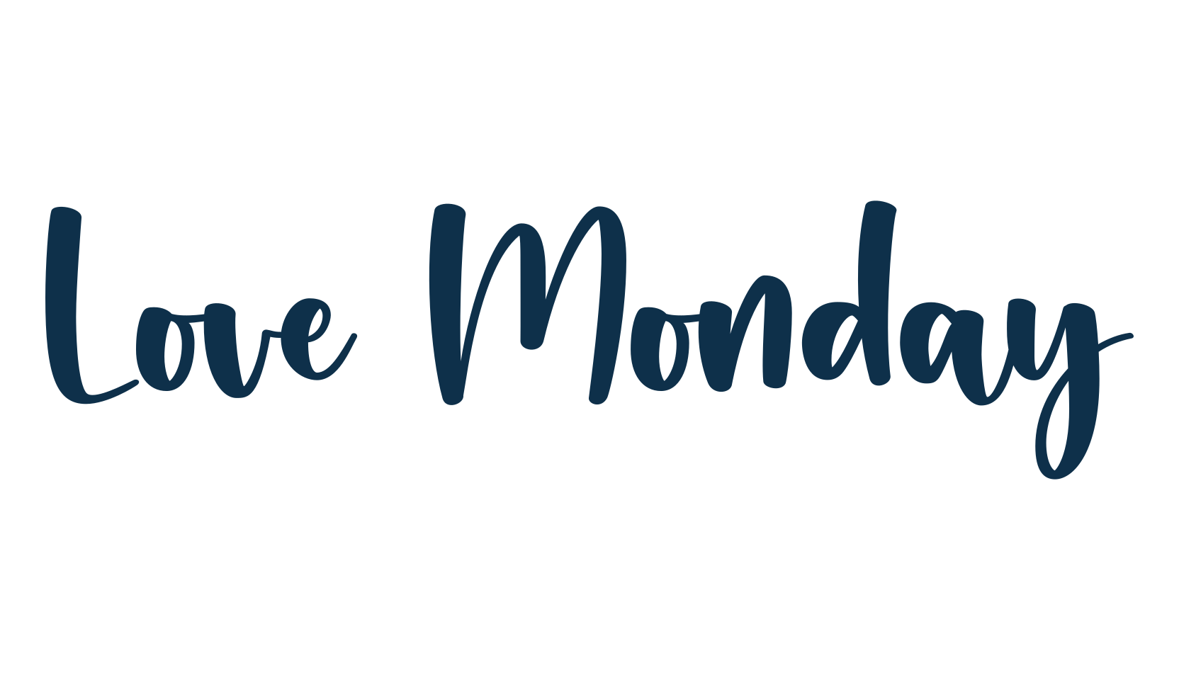 Love Monday (love-monday-2), fancy decorative font preview