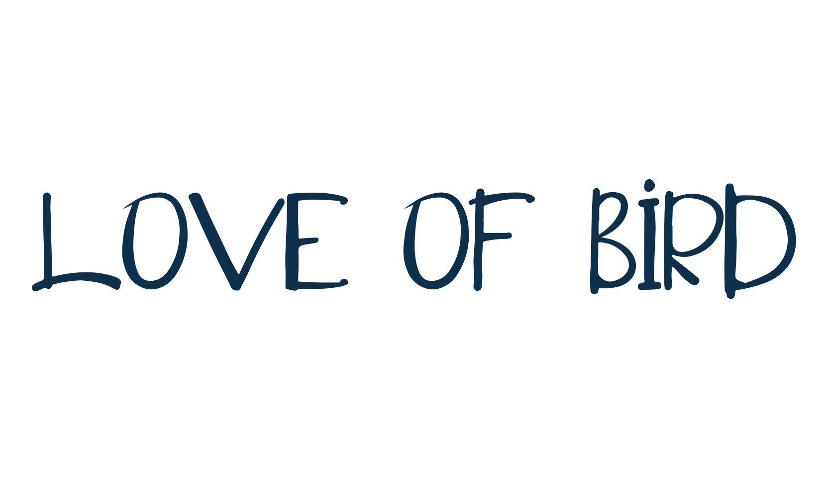 Love of Bird, various font preview