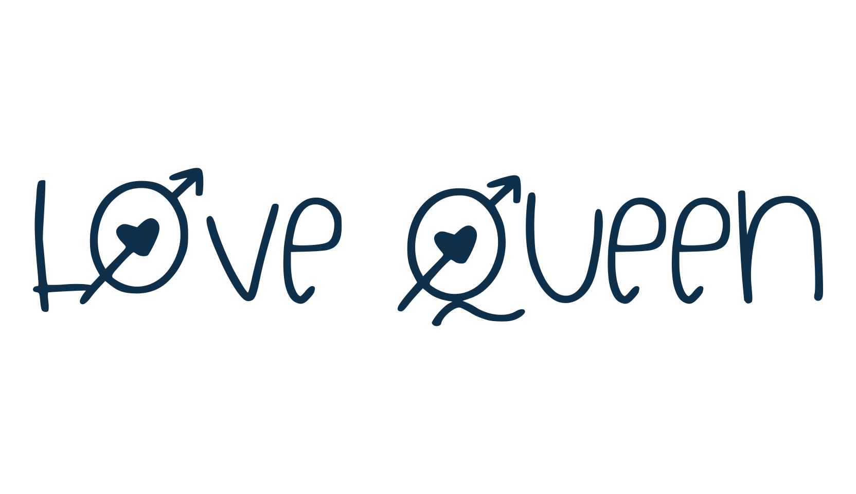 Love Queen, fancy decorative font preview