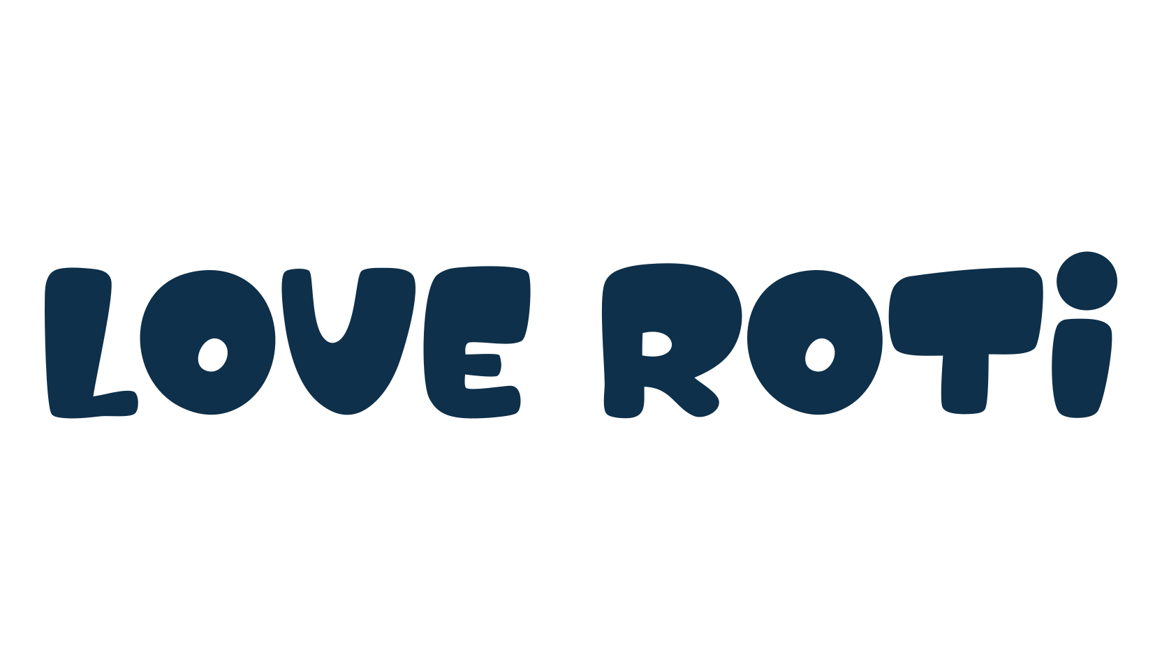 Love Roti, cartoon font preview
