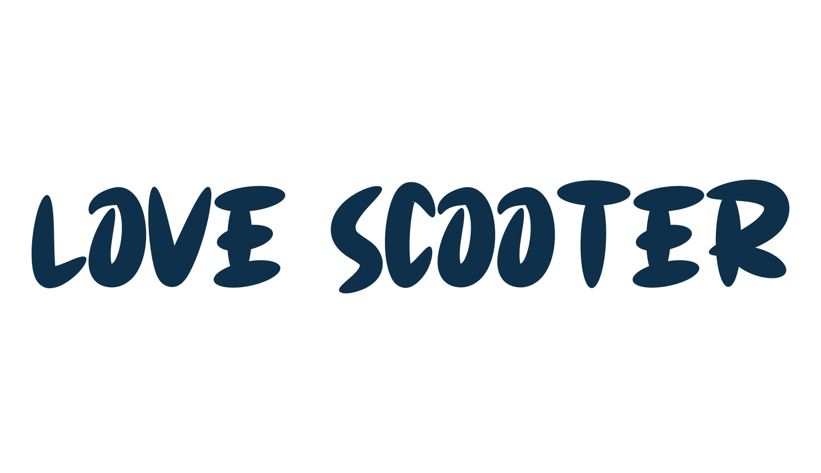 Love Scooter, fancy cartoon decorative font preview