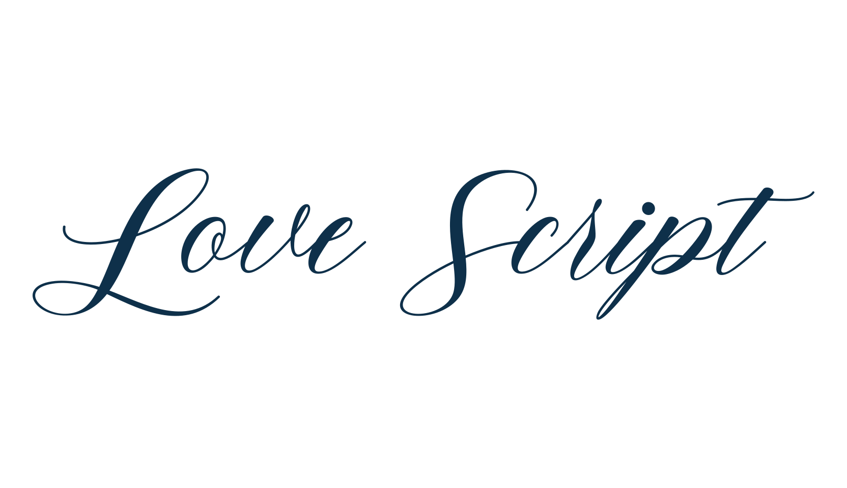 Love Script, script calligraphy fancy decorative font preview