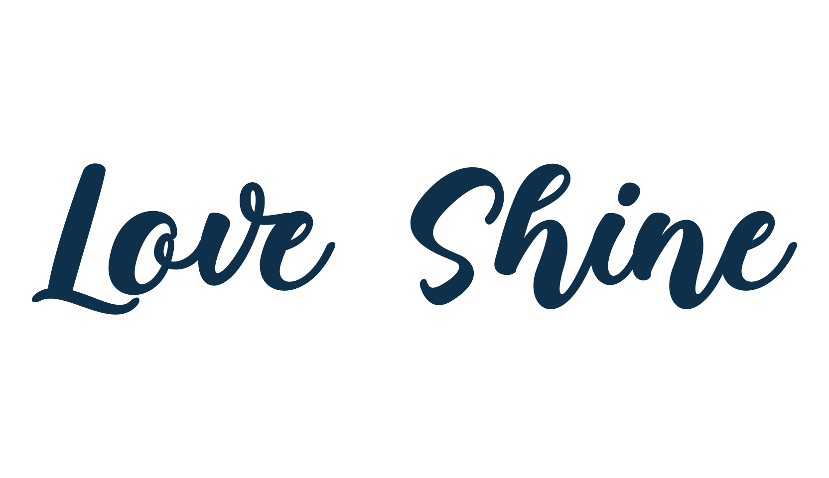 Love Shine, fancy decorative font preview
