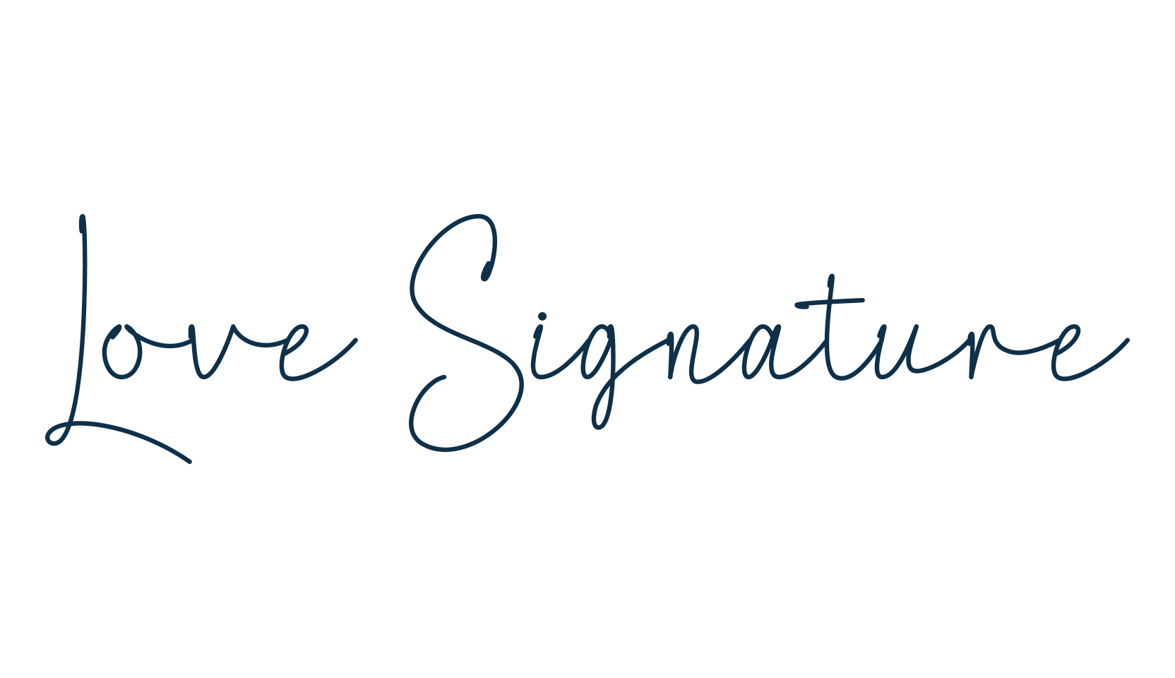 Love Signature, script handwritten fancy decorative calligraphy font preview
