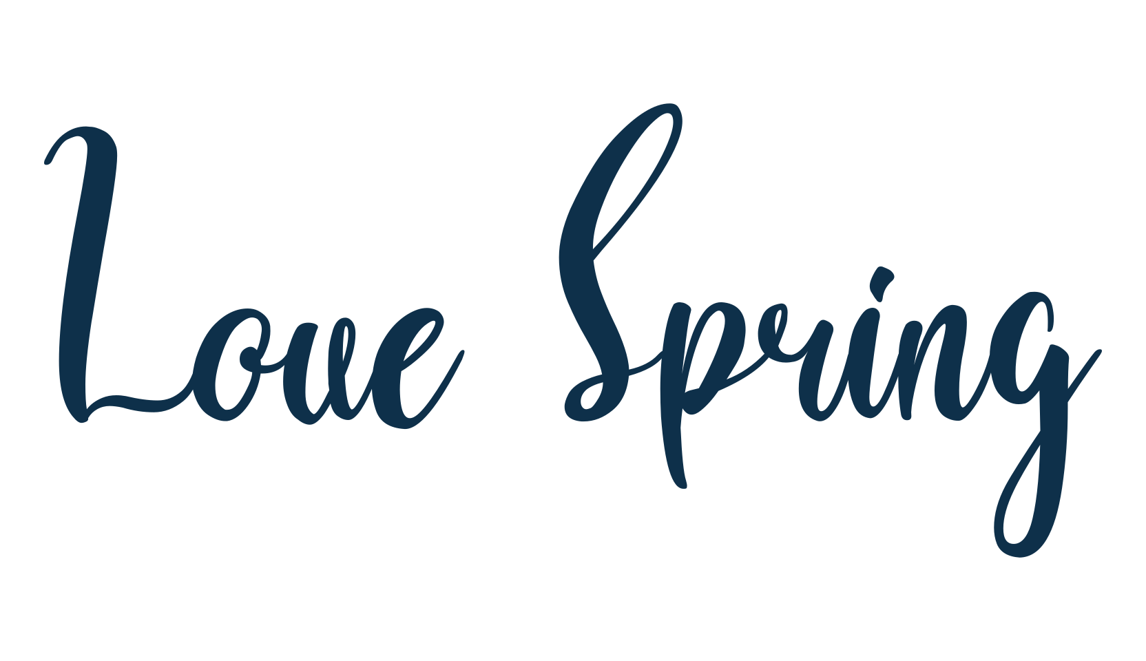 Love Spring, script calligraphy fancy decorative font preview